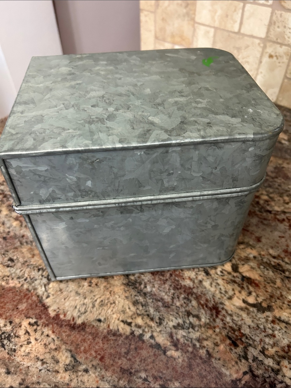 Galvanized Metal Storage Seed SaverTin - Gray - Picture 5 of 9